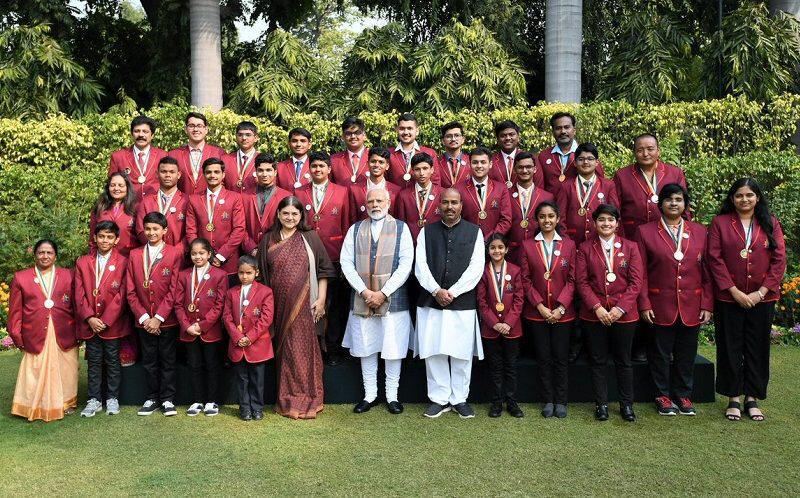 the group photo with the PM