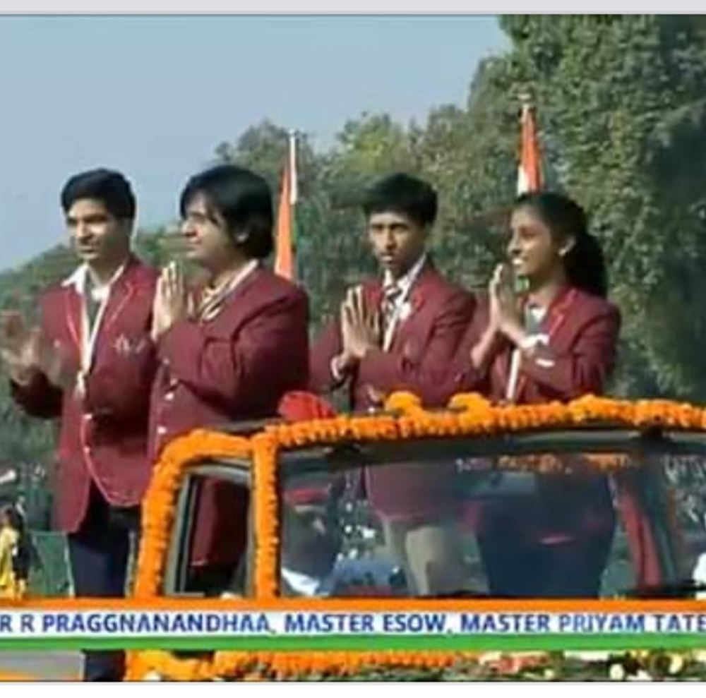 that time I was in the Republic Day parade