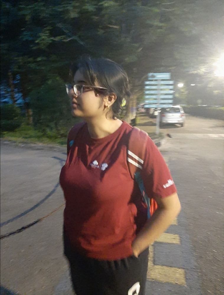 late night, full backpack