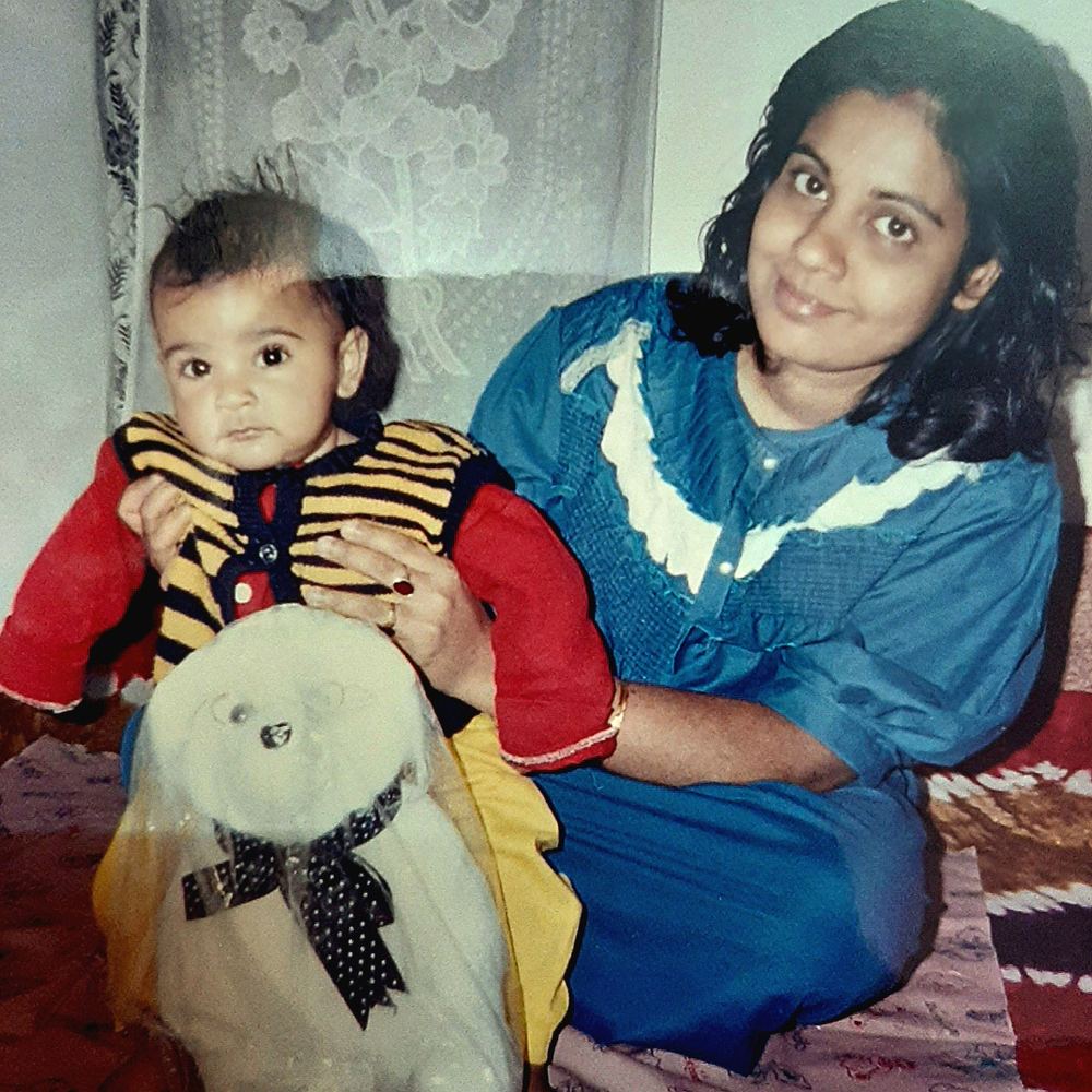 mom and the grumpy tiger